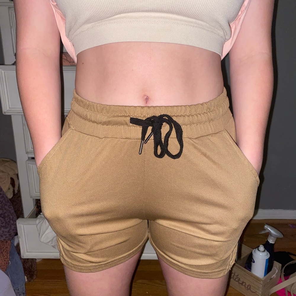 mid length athletic shorts